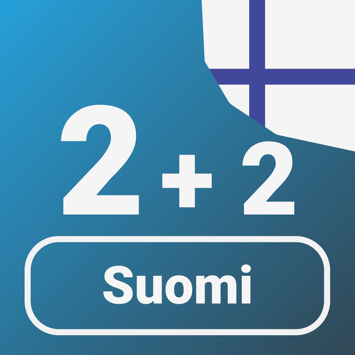 Numbers in Finnish language app icon