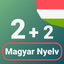 Numbers in Hungarian language icon