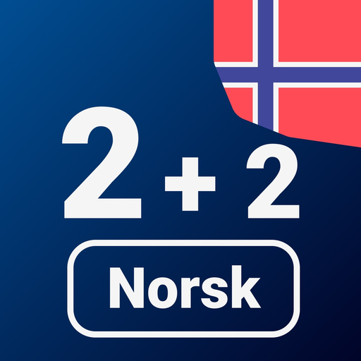 Numbers in Norwegian language app icon