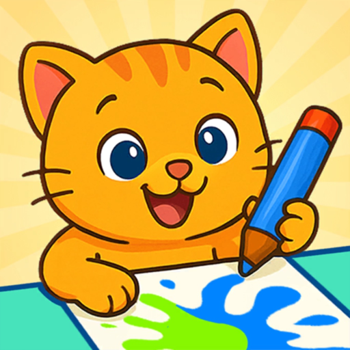 Coloring book for kids 2-6 app icon