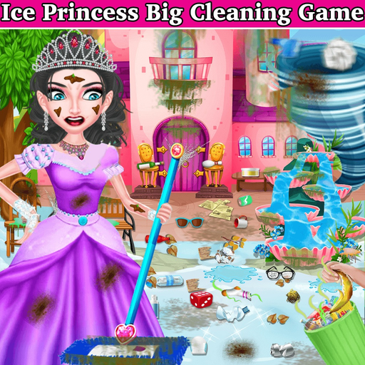 Ice Princess Big House Cleanup app icon