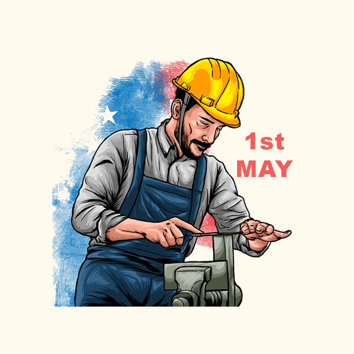 May Labour Day Stickers app icon