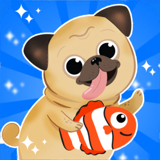 Puppy fishing - Funny pals app icon