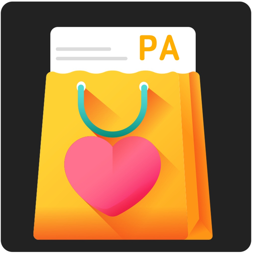 Shopping design template app icon