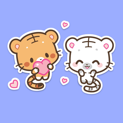 Ginger and Lily Tigers app icon