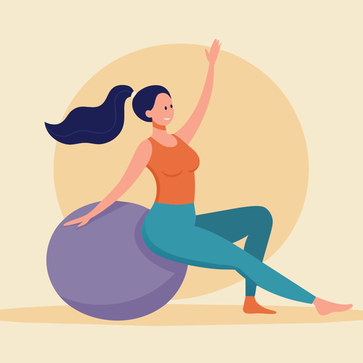 Stability Ball Workout Guide app icon