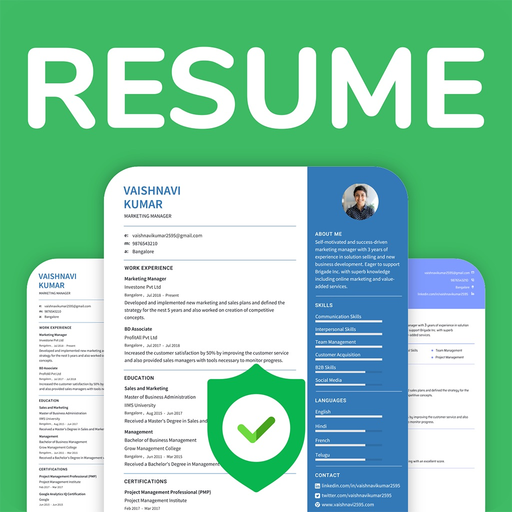 Online AI Resume CV Builder app icon