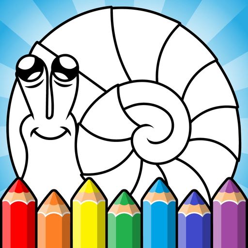 Drawing and coloring for kids app icon