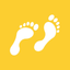 LiveMySteps Social Travel Map icon