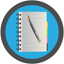 Notepad: notes, checklist icon