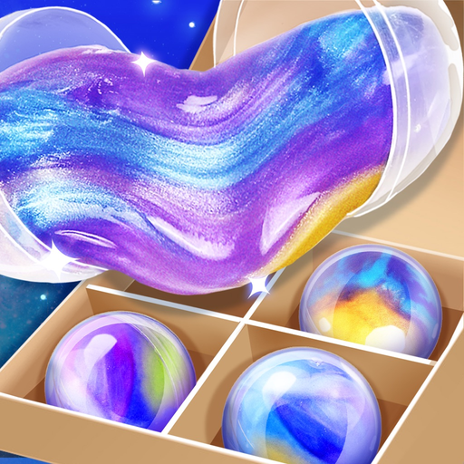 Fluffy Galaxy Slime Ball app icon