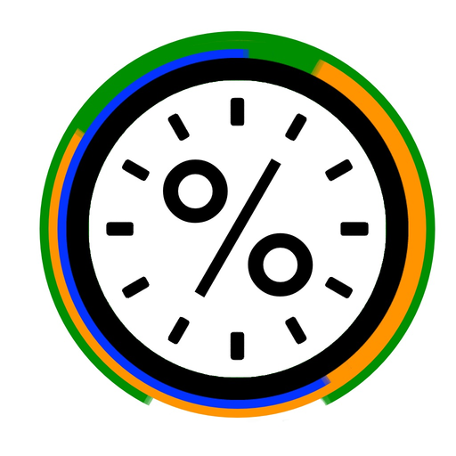 Percent Clock app icon