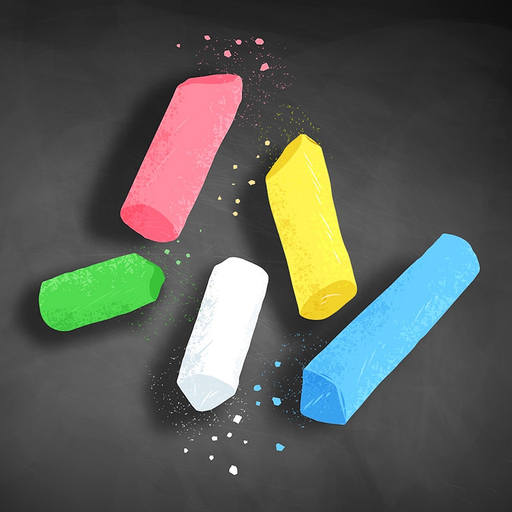 Chalk Draw -writing Blackboard app icon