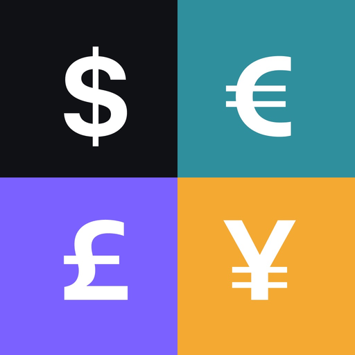 Currency converter, live rates app icon