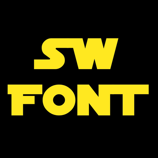 Fonts for Star Wars theme app icon
