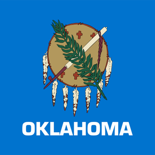 Oklahoma USA - emoji stickers app icon