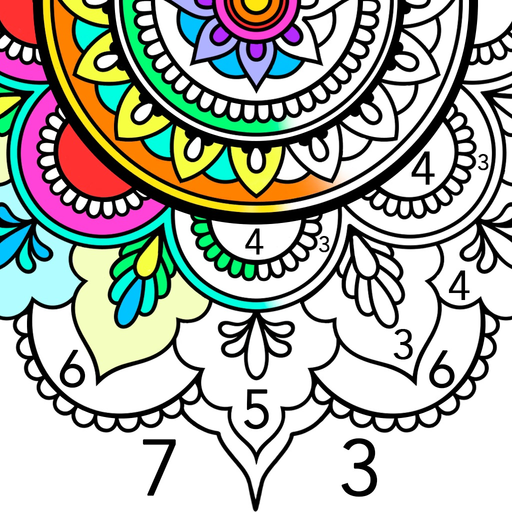 Mandala Color by Number app icon