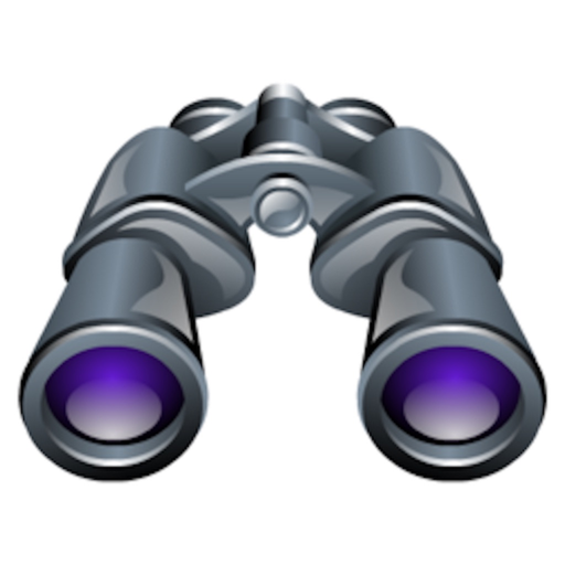 Binoculars 8X. SOS Morse Light app icon