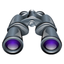 Binoculars 8X. SOS Morse Light icon