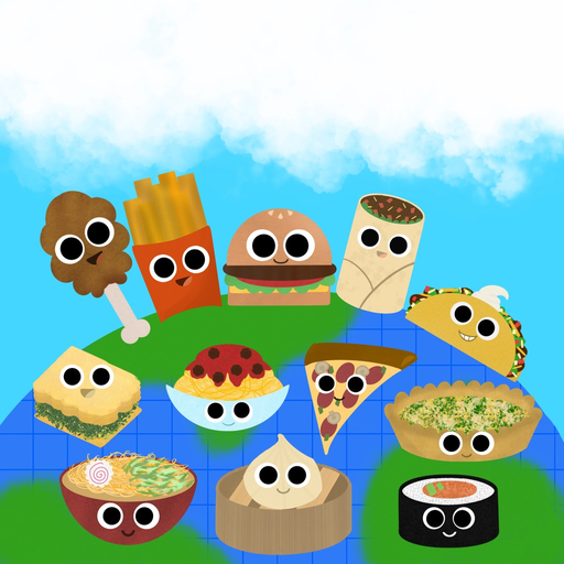 Foods of the World Stickers app icon