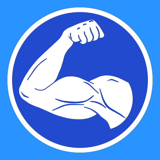 Arm Workout at Home with music app icon