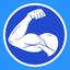 Arm Workout at Home with music icon