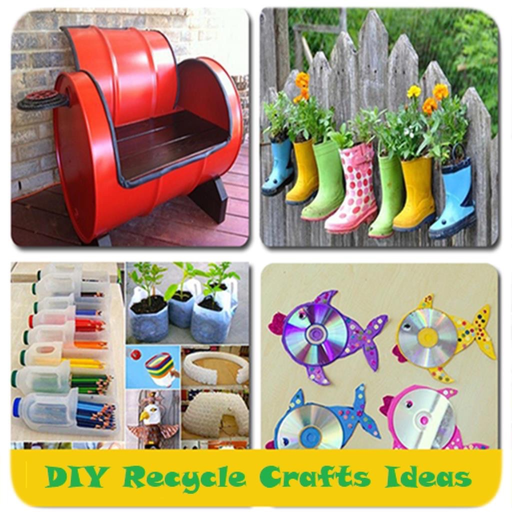 DIY Recycle Crafts Ideas app icon