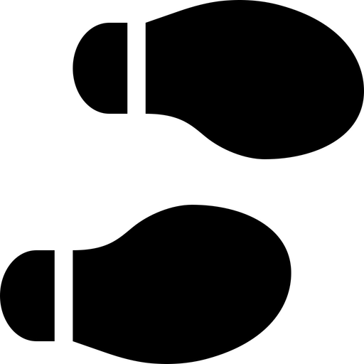 Timed walk app icon