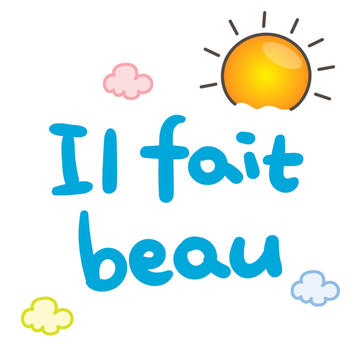 Pretty letter for French4 app icon