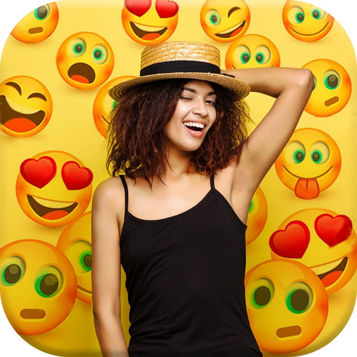 Emoji Background Photo Editor app icon
