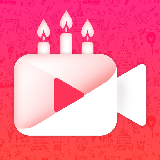 Happy Birthday Video EditorPic app icon