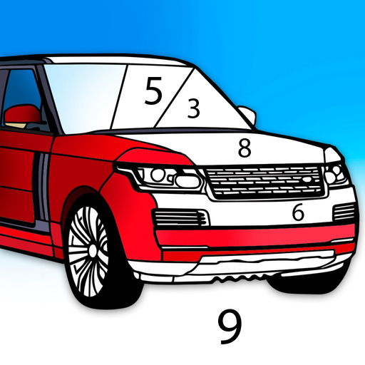 Cars Color By Number app icon