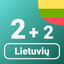 Numbers in Lithuanian language icon