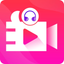 Add Background Audio to Video icon