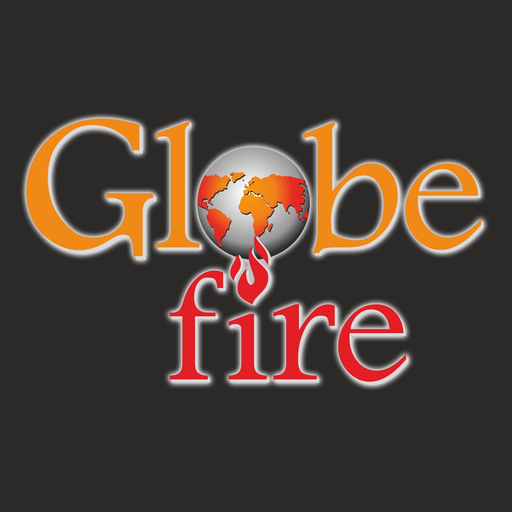 Globe-fire app icon