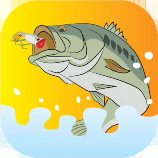Poppin Bass Fishing Game app icon