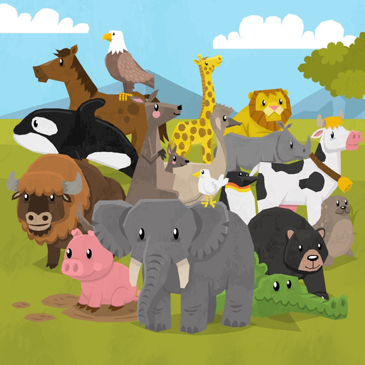 Animal Fun for Toddlers & Kids app icon
