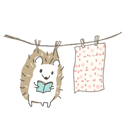 Small cute hedgehog app icon