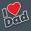 Father's Day Stickers & Wishes icon