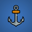The Anchors: Marine navigation icon