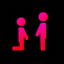 Truth or dare? Party game icon