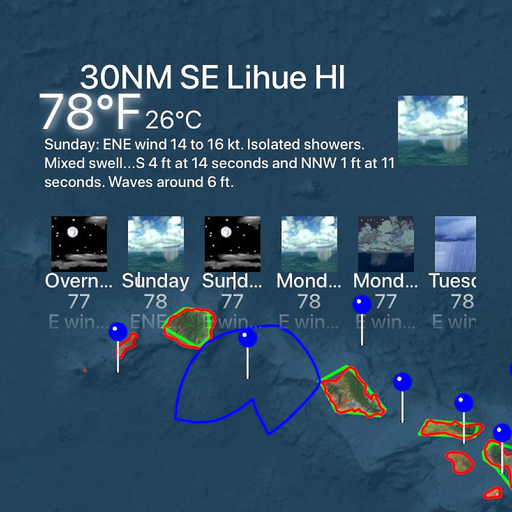 Instant Marine Forecast Pro app icon