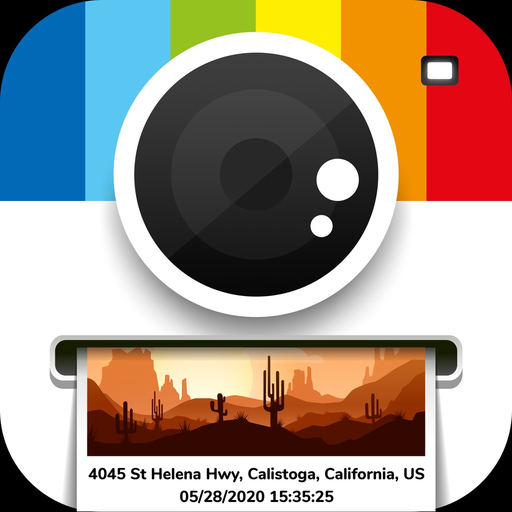 Polocam Geotagging & timestamp app icon