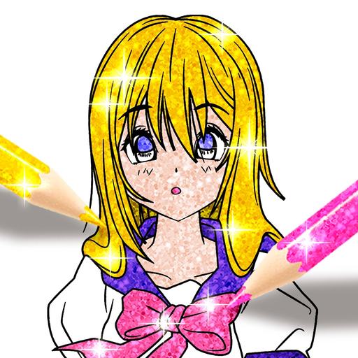 Anime Style Coloring Book app icon