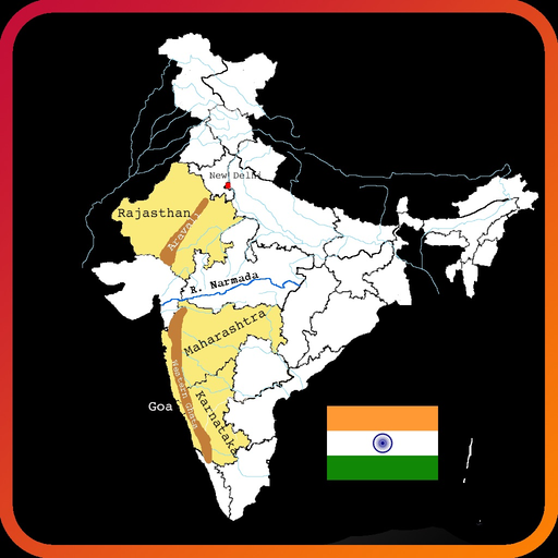 Geography of India app icon
