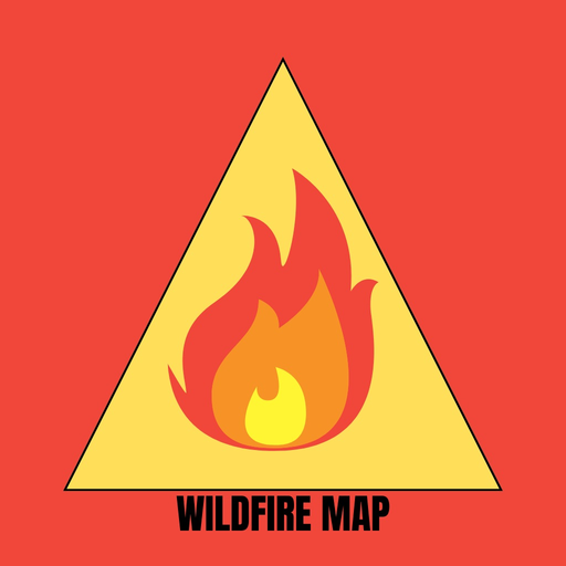 Active Wildfire Tracker Map app icon