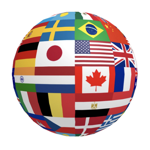 World Flag Map app icon