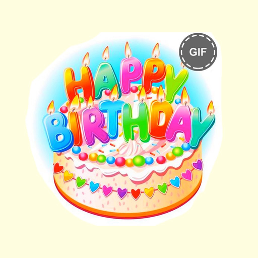 Happy Birthday GIF app icon