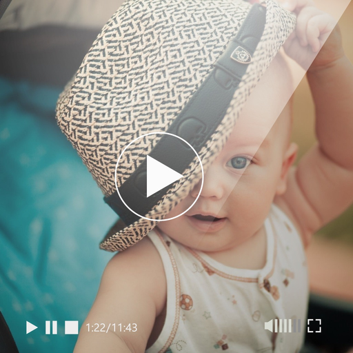 Baby Video Maker Songs app icon