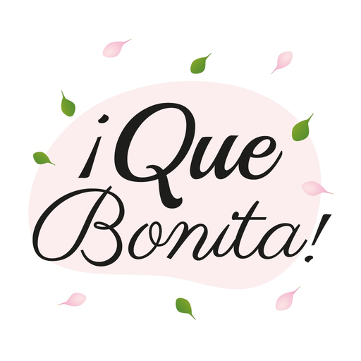 Beautiful cursive for Spanish app icon